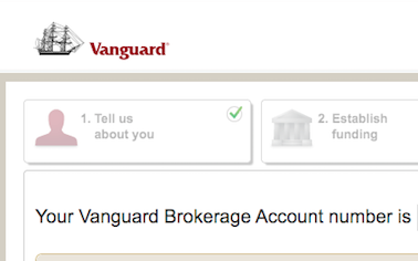 Account number: Vanguard.com