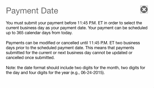 irs.gov direct pay: payment date
