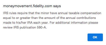 Earned income needed for Roth IRA: Fidelty.com