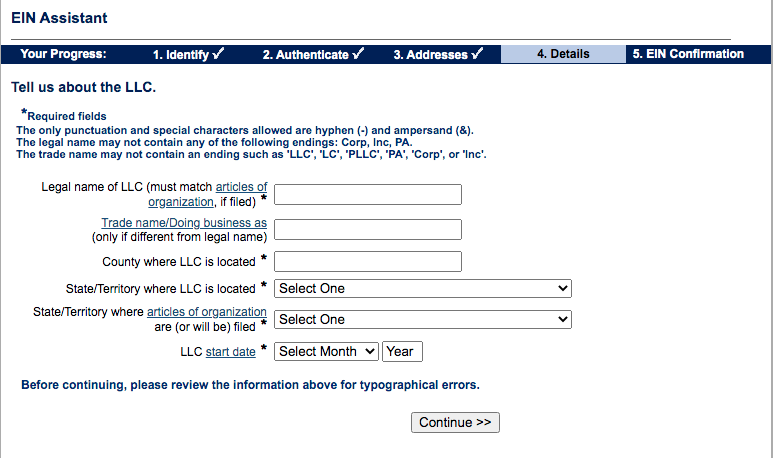 LLC details