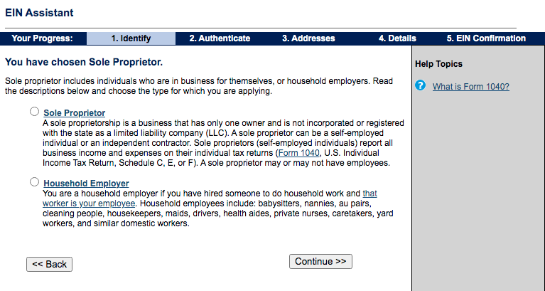 Sole proprietor or household employer?